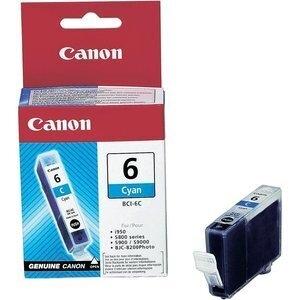 CARTUCHO INKJET CANON BCI-6C BJ-S800/S820/S900, i990/99XX, PIXMA IP4000/iP5000/iP6000/iP8500/MP750/MP760/MP781 CIAN 280 PÁG. (47