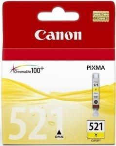 CART.IJ.CANON CLI-521Y AMARILLO PIXMA MP-620/630/980/540/IP-3600/4600 (ref. 2936B001)