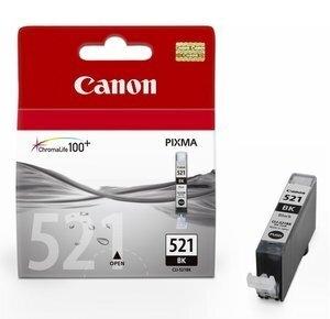 CART.IJ.CANON NEGRO CLI-521BK PIXMA MP- 620/630/980/540 PIXMA IP- 3600/4600  (2933B001)