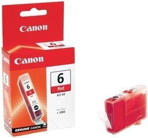 CARTUCHO INKJET CANON BCI-6R BJ-S800/S820/S900, i990/99XX, PIXMA IP4000/iP5000/iP6000/iP8500/MP750/MP760/MP786 ROJO 280 PÁG. (88