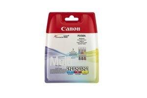 CART.IJ.CANON TRICOLOR CLI-521C/M/Y PIXMA MP- 620/630/980/540 PIXMA IP- 3600/4600  (2934B007AA)