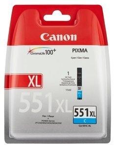CARTUCHO INKJET CANON CLI-551XL PIXMA MG-5450/6350, IP-7250 CIAN (6444B001)