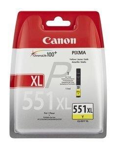 CARTUCHO INKJET CANON CLI-551XL PIXMA MG-5450/6350, IP-7250 AMARILLO (6446B001)