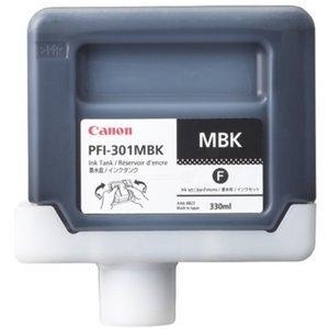 CARTUCHO INKJET CANON PFI-301MBK IMAGEPROGRAF iPF8000/iPF8000S/iPF9000 NEGRO MATE 330 ML. (1485B001AA)