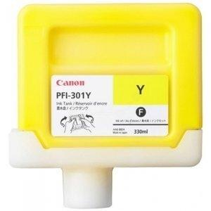 CARTUCHO INKJET CANON PFI-301Y IMAGEPROGRAF iPF8000/iPF8000S/iPF9000 AMARILLO PIGMENTADO 330 ML. (1489B001AA)