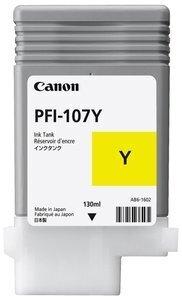 CARTUCHO INKJET CANON PFI-107Y IMAGEPROGRAF IPF670/IPF680/IPF685/IPF770/IPF780/IPF785 AMARILLO 130 ML.(6708B001)