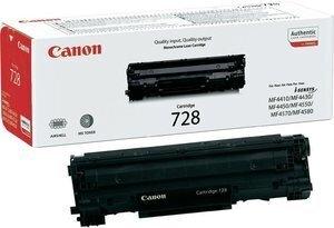 TONER CANON CRG728 NEGRO  I-SENSYS MF4410/4430/4450/4550DN/4570DN/4580DN/4890DW, FAX L150/170   (3500B002)  (2.100 Paginas)