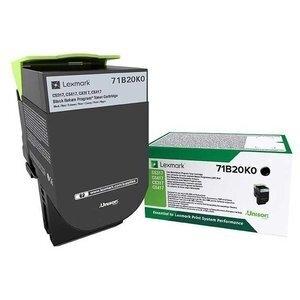 TONER LEXMARK 71B20K0 CS317/CS417/CS517/CX317/CX417/CX517 NEGRO RETB. (3.000 PAG.)