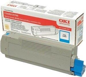 TONER OKI C5600/5700 CIAN (2.000 PAG.) TYPE C8