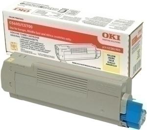 TONER OKI C5600/5700 AMARILLO TYPE C8 /43381905