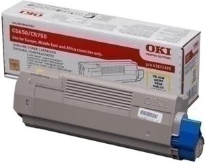 TONER OKI 43872305 AMARILLO TYPE C11 /43872305