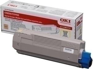 TONER OKI C5850 AMARILLO C11 6.000 PÁG /43865721