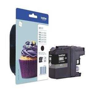 CARTUCHO INKJET BROTHER LC-123BKBP NEGRO DCP-J4110DW, MFC-J4410DW/MFC-J4510DW/MFC-4610DW/MFC-4710DW  (600 PAG.)