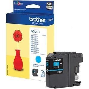 CARTUCHO INKJET BROTHER LC-121CBP CIAN DCP-J132W/J152W/J552DW/J752DW, MFC-J245/J470DW/J650DW/J870DW (300 PAG.)