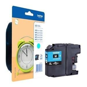 CARTUCHO INKJET BROTHER LC-125XLC CYANDCP-J4110DW, MFC-J4410DW/MFC-J4510DW/MFC-4610DW/MFC-4710DW  (1200 PAG.)