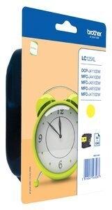 CARTUCHO INKJET BROTHER LC-125XLY AMARILLODCP-J4110DW, MFC-J4410DW/MFC-J4510DW/MFC-4610DW/MFC-4710DW  (1200 PAG.)