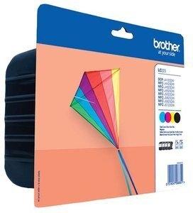 CARTUCHO INKJET BROTHER LC-223VALBP MULTIPACK (4 COLORES) DCP-J4120DW, MFC-J4420DW/J4620DW/J4625DW/J5320DW/J5620DW/J5625DW/J5720