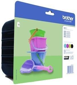 CARTUCHO INKJET BROTHER LC-221VALBP DCP-J562DW, MFC-J480DW/J680DW/J880DW PACK de 4 COLORES