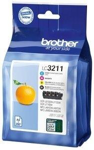 CARTUCHO INKJET BROTHER LC-3211VAL DCP-J572/J772/J774/MFC-J890/J895 PACK de 4 COLORES