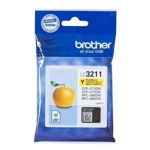 CARTUCHO INKJET BROTHER LC-3211Y AMARILLO DCP-J572/J772/J774/MFC-J890/J895 (200 PAG.)