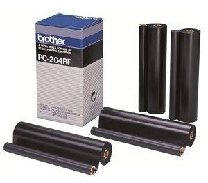 CONS. TTR BROTHER PC204RF FAX 1020/1030 RECAMBIO FAX 4 BOBINAS (420 PAG. X4)