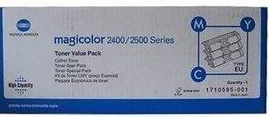 TONER MINOLTA MAGIC COLOR 2400W KIT 3 COLORES ALTA CAPACIDAD