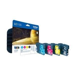 RAINBOW PACK BROTHER LC1100VALBP 4 COLORES DCP-185C/383C/385C/387C/395CN/585CW/J715W/6690CW, MFC-490CW/J615W/790CW/795CW/990CW/5