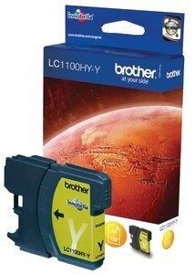 CART.IJ. BROTHER LC1100HYY AMARILLO MFC-6490CW/490CW/990CW/790CW/5890CN/5490CN/DCP-385C/6690C/585CW (750 PAG.)