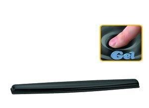 REPOSAMUÑECAS FELLOWES TECLADO CRYSTAL GEL NEGRO