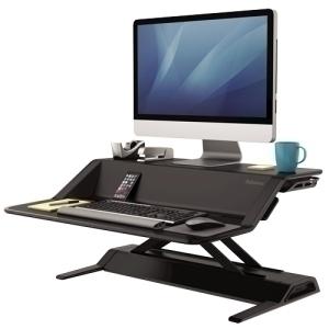 SOPORTE MONITOR FELLOWES ESTACION DE TRABAJO SIT-STAND LOTUS NEGRO