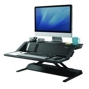SOPORTE MONITOR FELLOWES ESTACION DE TRABAJO SIT-STAND LOTUS DX NEGRO