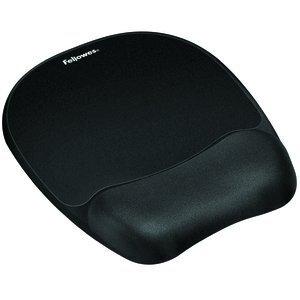 ALFOMBRILLA RATON FELLOWES C/REPOSAMUÑECAS MEMORY FOAM NEGRO