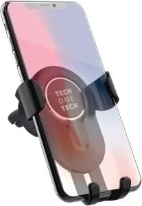 SOPORTE COCHE TECH-ONE-TECH POR GRAVEDAD PARA MOVIL NEGRO