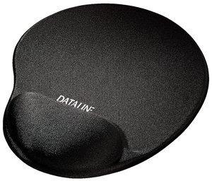 ALFOMBRILLA RATON DATALINE CON REPOSAMUÑECAS GEL NEGRO