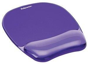 ALFOMBRILLA RATON FELLOWES CON REPOSAMUÑECAS GEL VIOLETA
