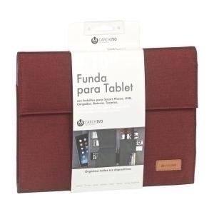 FUNDA TABLET CARCHIVO VENTURE 10,1' UNIVERSAL SOLAPA ROJO /23210012