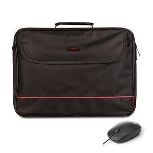 MALETIN PORTATIL MONRAY BUREAU 16 CON RATON NEGRO