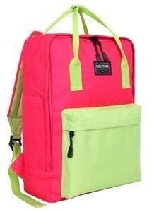 MOCHILA PORTATIL BESTLIFE SCHOOL 3225 15,6 ROSA/VERDE