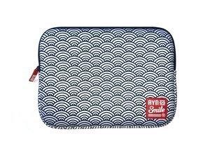 FUNDA PORTATIL SMILE SLEEVE NEOPRENO 13 KIMONO SEIGAIHA