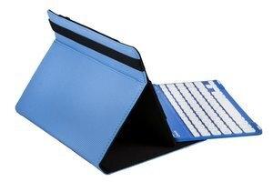 FUNDA TABLET SILVER HT UNIVERSAL 9-11 CON TECLADO BLUETOOTH GRIPCASE AZUL