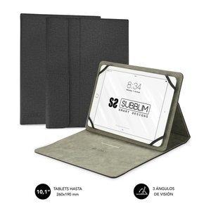 FUNDA TABLET SUBBLIM CLEVER STAND CASE 10.1 NEGRO