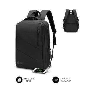 MOCHILA SUBBLIM CITY BACKPACK 15,6 NEGRO /SUB-BP-2BL2002