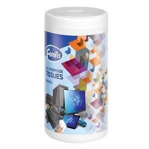 TOALLITAS FOROFIS LIMPIADORAS DE SUPERFICIES CON DISPENSADOR DE 100