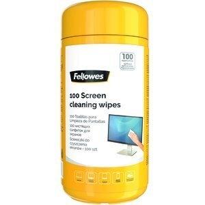TOALLITAS FELLOWES LIMPIADORAS PARA PANTALLA DISPENSADOR DE 100