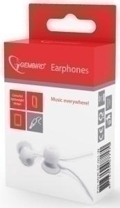 AURICULARES GEMBIRD DE BOTON MHP-001-W BLANCO /MHP-EP-001-W