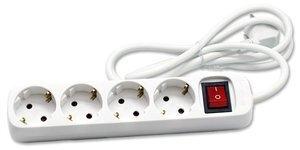 ENCHUFE PROTECTOR CEGASA 4 SALIDAS (REGLETA) CABLE 1,4 METROS