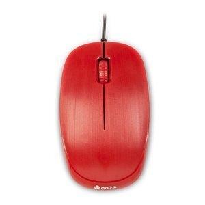 RATON NGS FLAME OPTICO USB ROJO