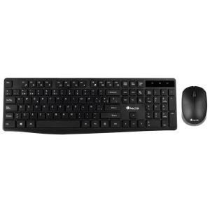 TECLADO Y RATON NGS ALLURE INALAMB. NEGRO /ALLUREKIT