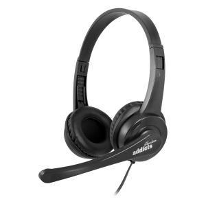 AURICULARES CON MICRO NGS VOX505 USB NEGRO /VOX505USB