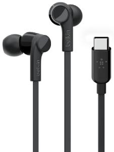 AURICULARES BELKIN BOTON USB-C NEGRO /G3H0002BTBLK